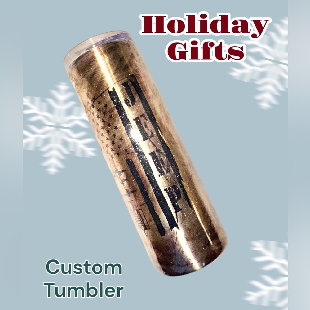 New in Box 20 ounce hot/cold insulated tumbler Custom made and ready to ship